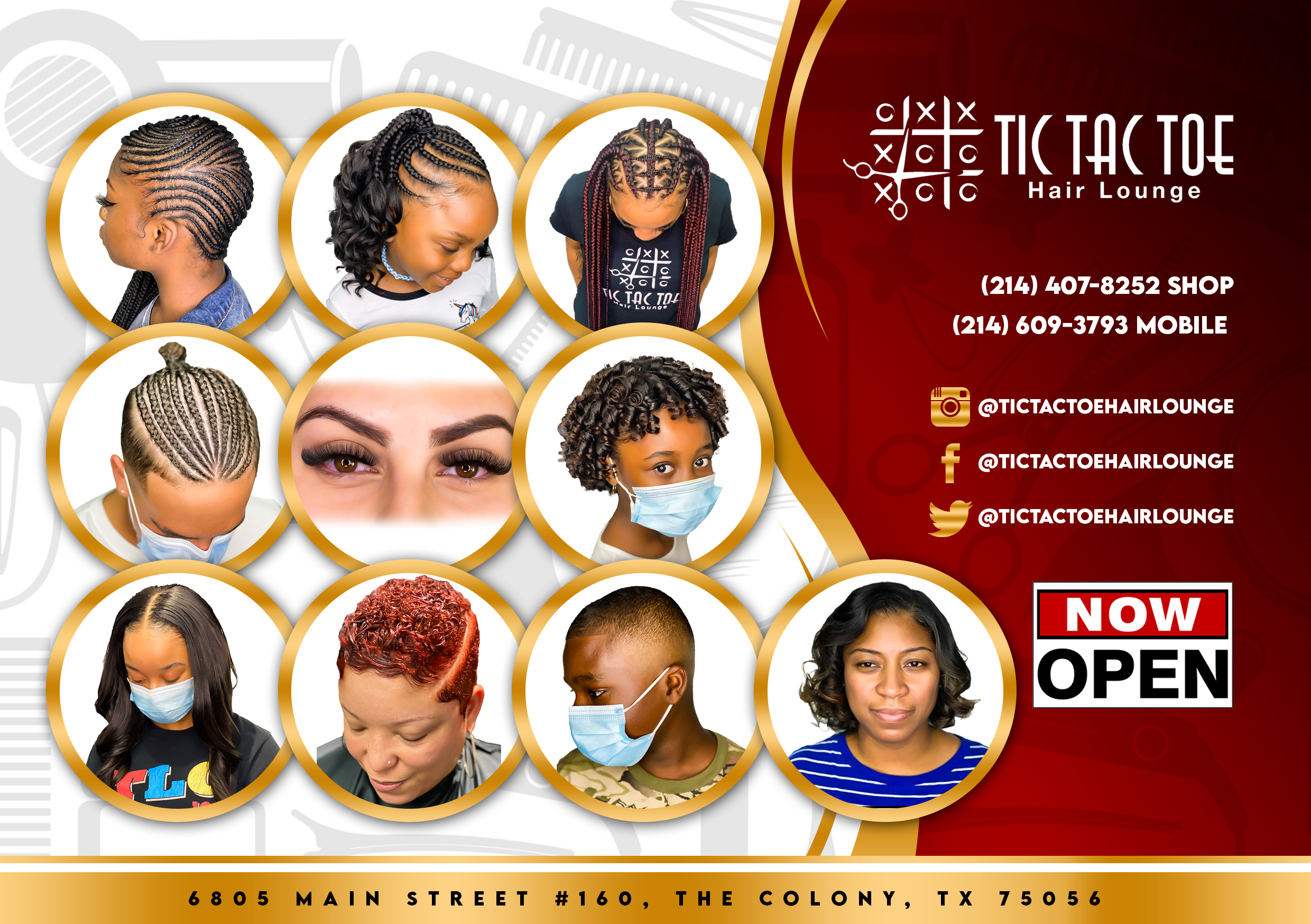 Tic Tac Toe Hair Lounge